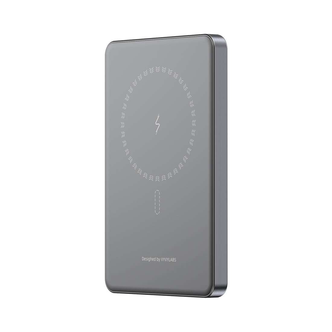 Vyvylabs Super Mini Metal Magnetic Wireless Charger Power Bank 5000mAh 20W With Stand