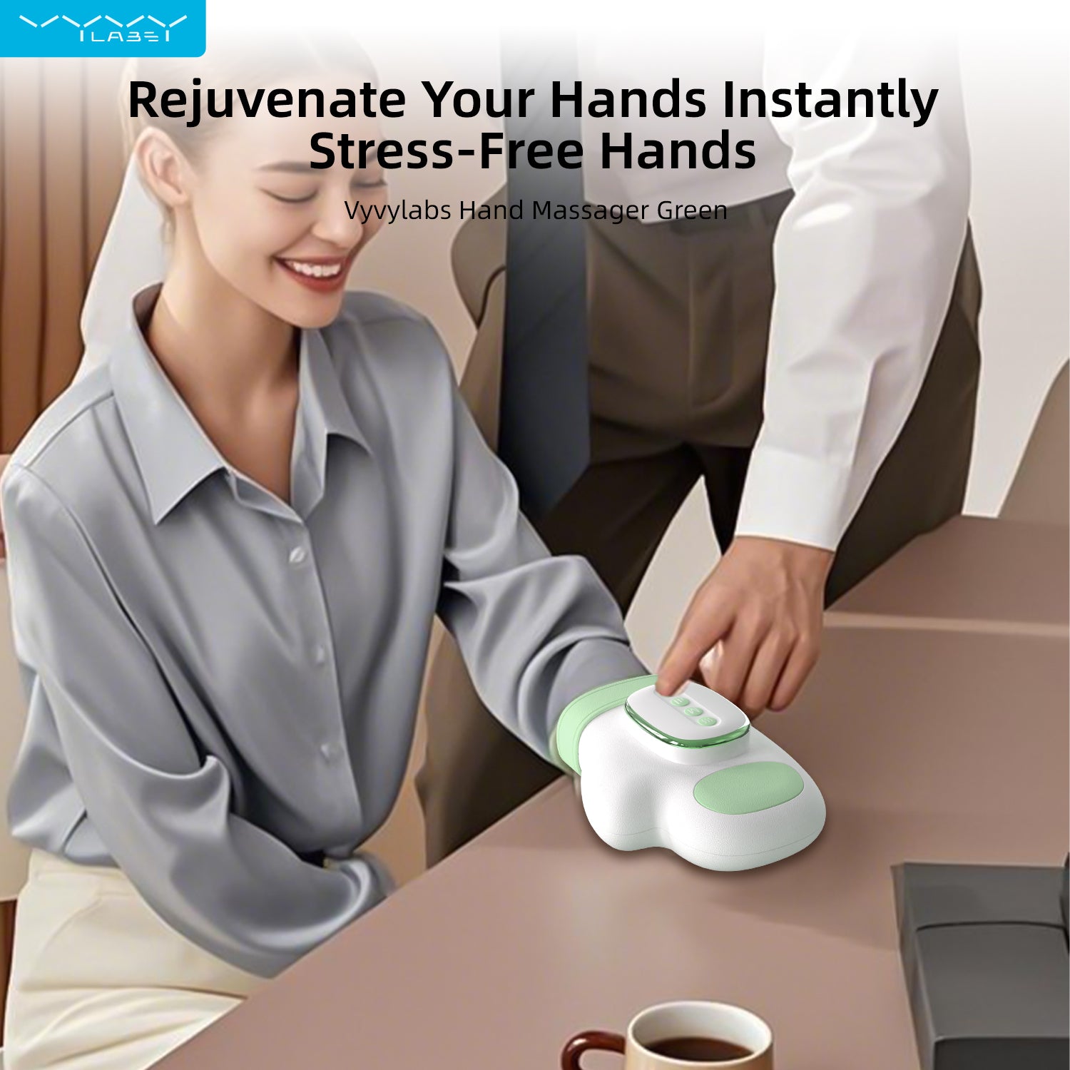 Vyvylabs Hand Massager HZ-M1 - Green