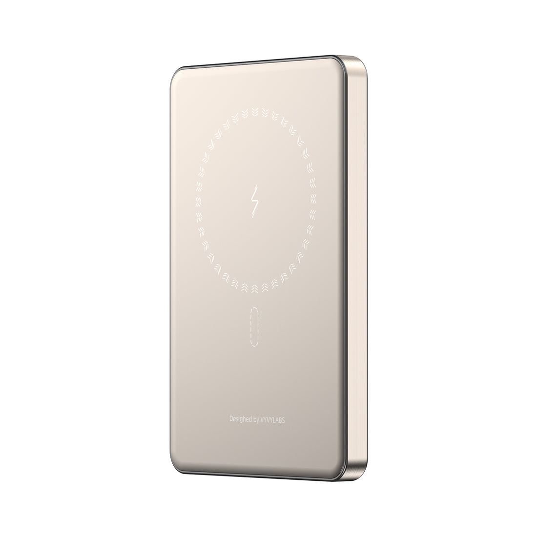 Vyvylabs Super Mini Metal Magnetic Wireless Charger Power Bank 5000mAh 20W With Stand