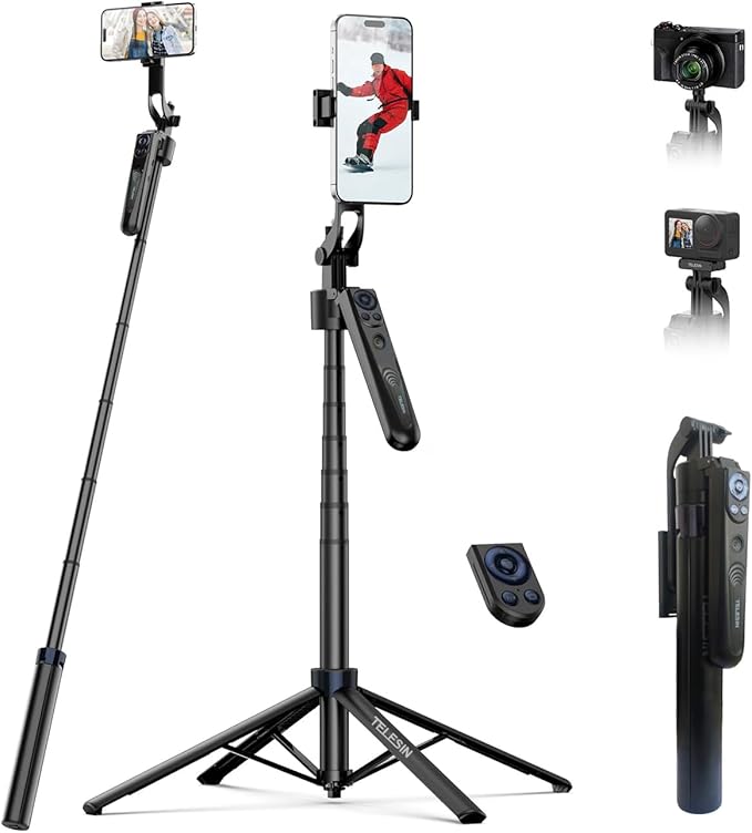 TELESIN P3-MS-03 Intelligent Auto Tracking Tripod (1.8M)