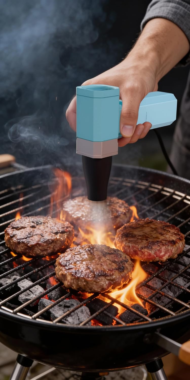 Powerology Drift Handheld Turbo Fan – Blue