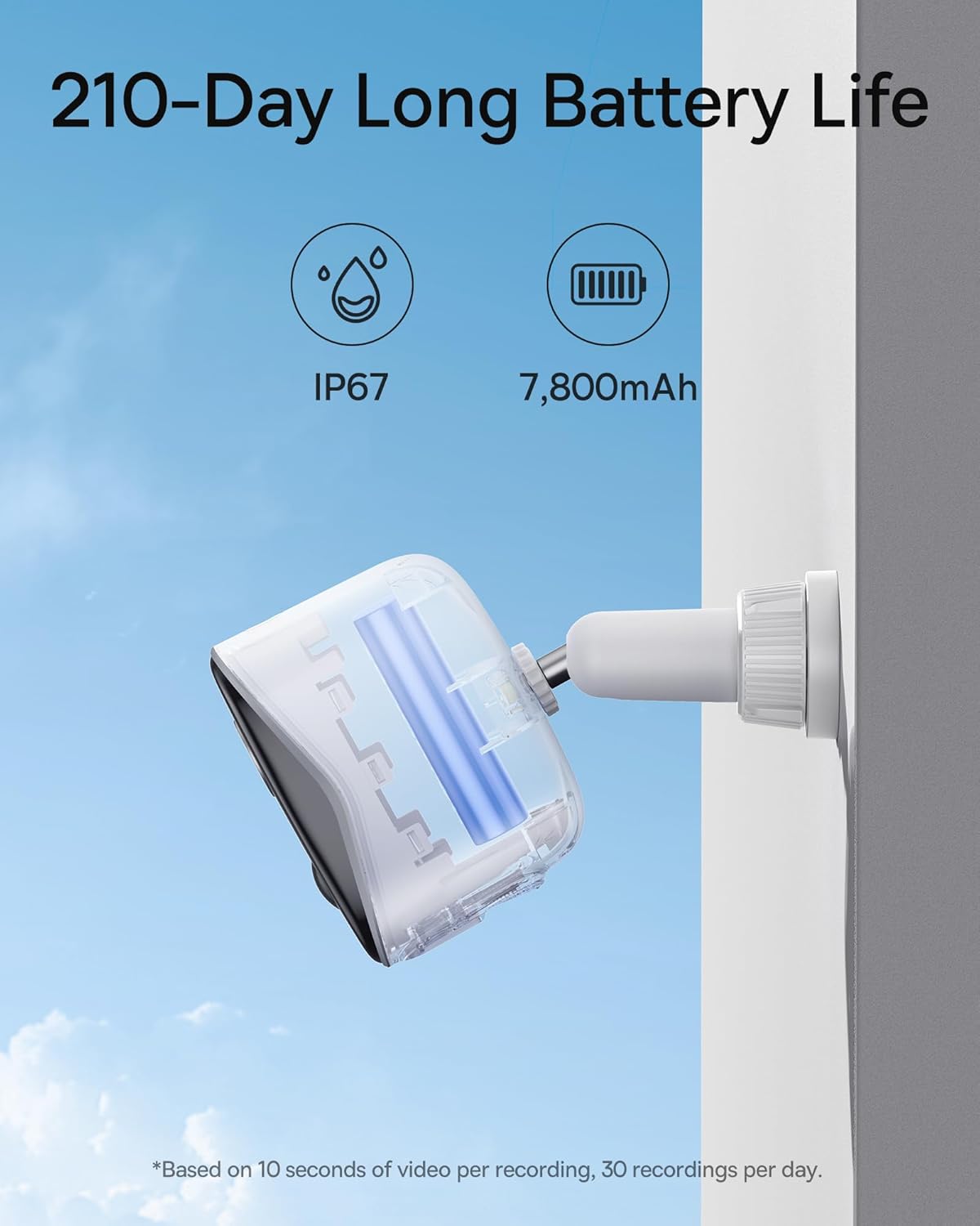 Baseus Security N1 Outdoor Camera 2K - White