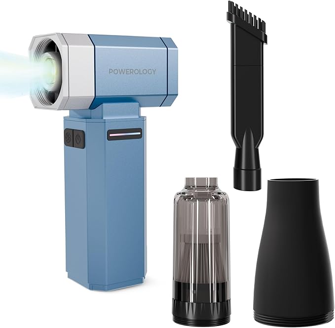 Powerology Drift Handheld Turbo Fan – Blue