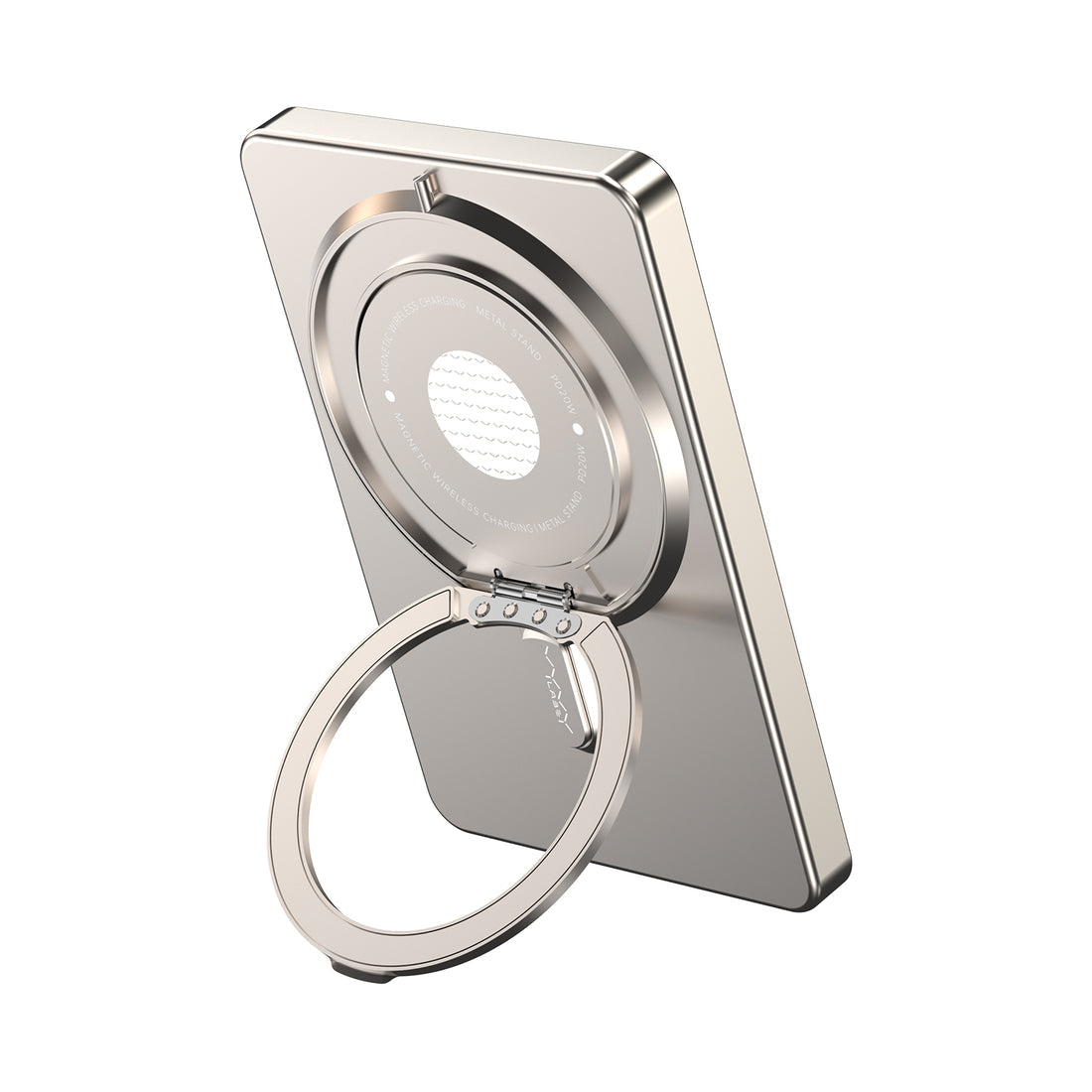 Vyvylabs Super Mini Metal Magnetic Wireless Charger Power Bank 5000mAh 20W With Stand