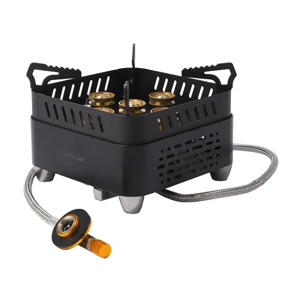 Green Lion Campfire Camping Stove - Black