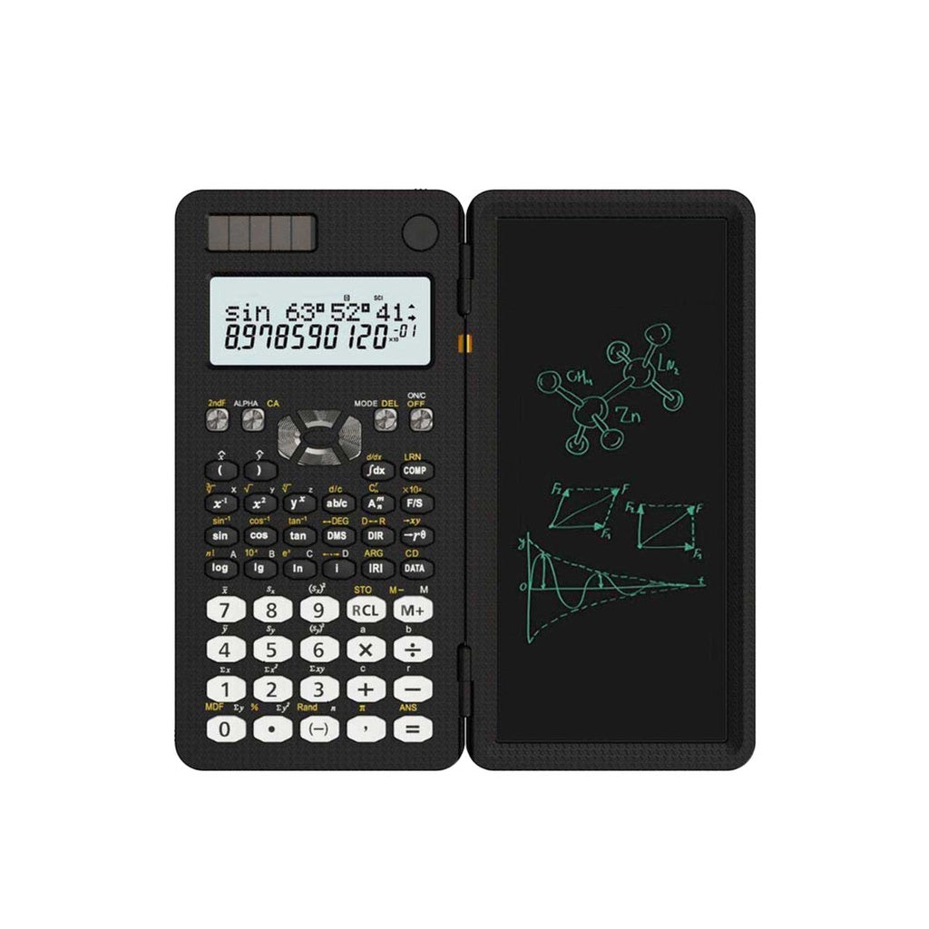 Green Lion Scientific Calculator & Writing Pad - Black
