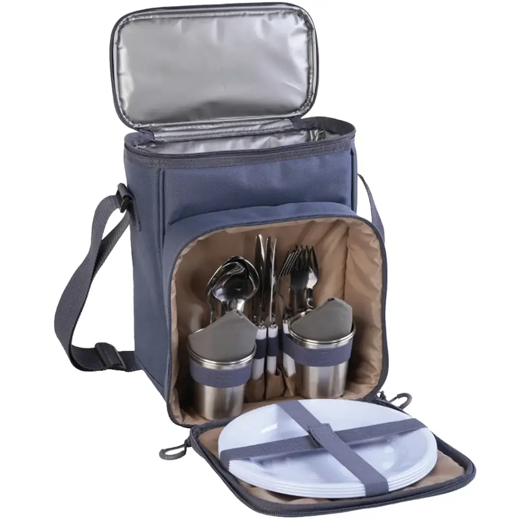 Green Lion Camp Mate Picnic Bag - Blue
