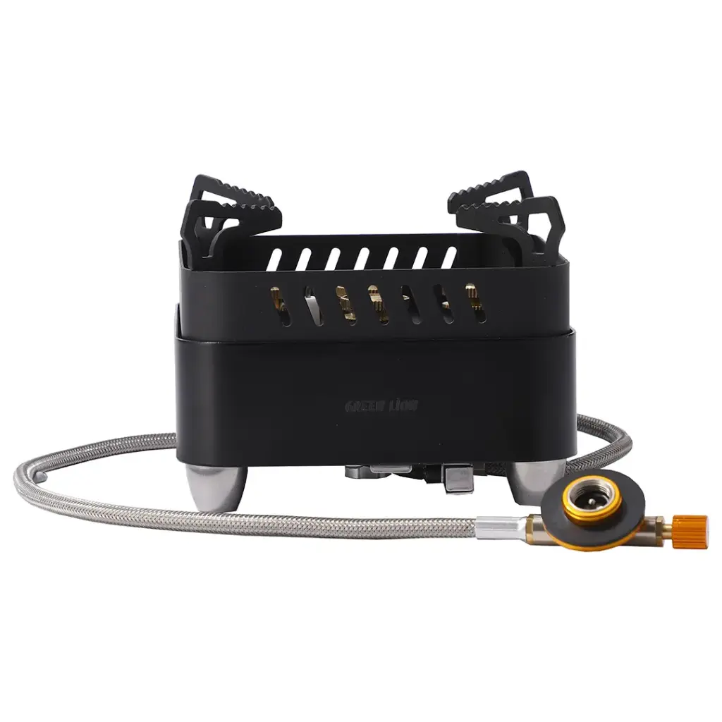 Green Lion Campfire Camping Stove - Black