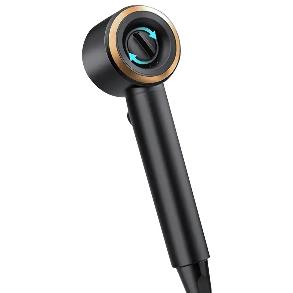 Green Lion Camping Shower with Intelligent Digital Display - Black