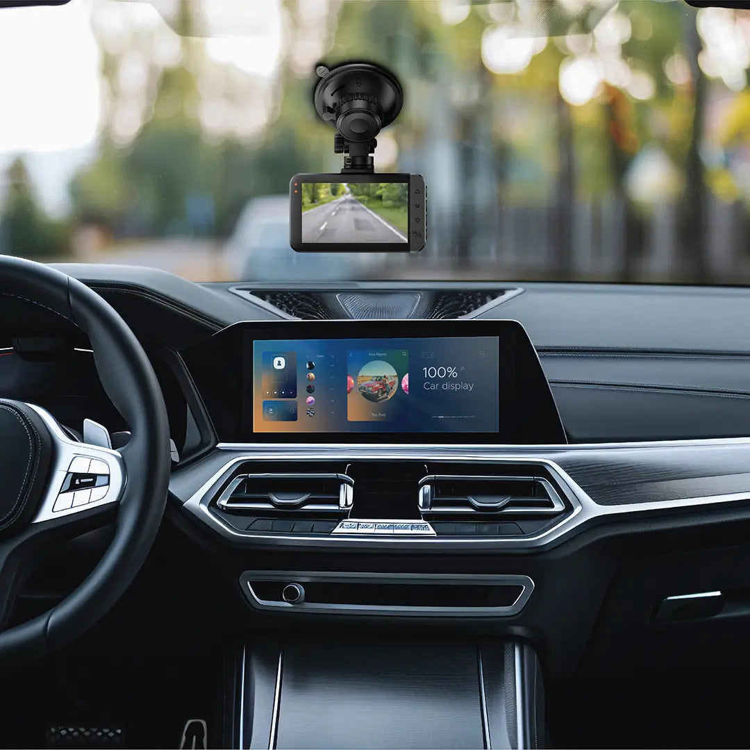 Green Lion Dash Cam Pro Front and Rear - Black