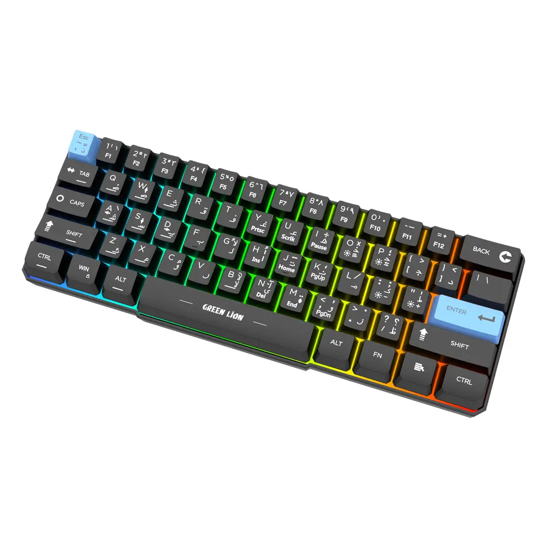 Green Lion GKM-60 Gaming Keyboard - Black