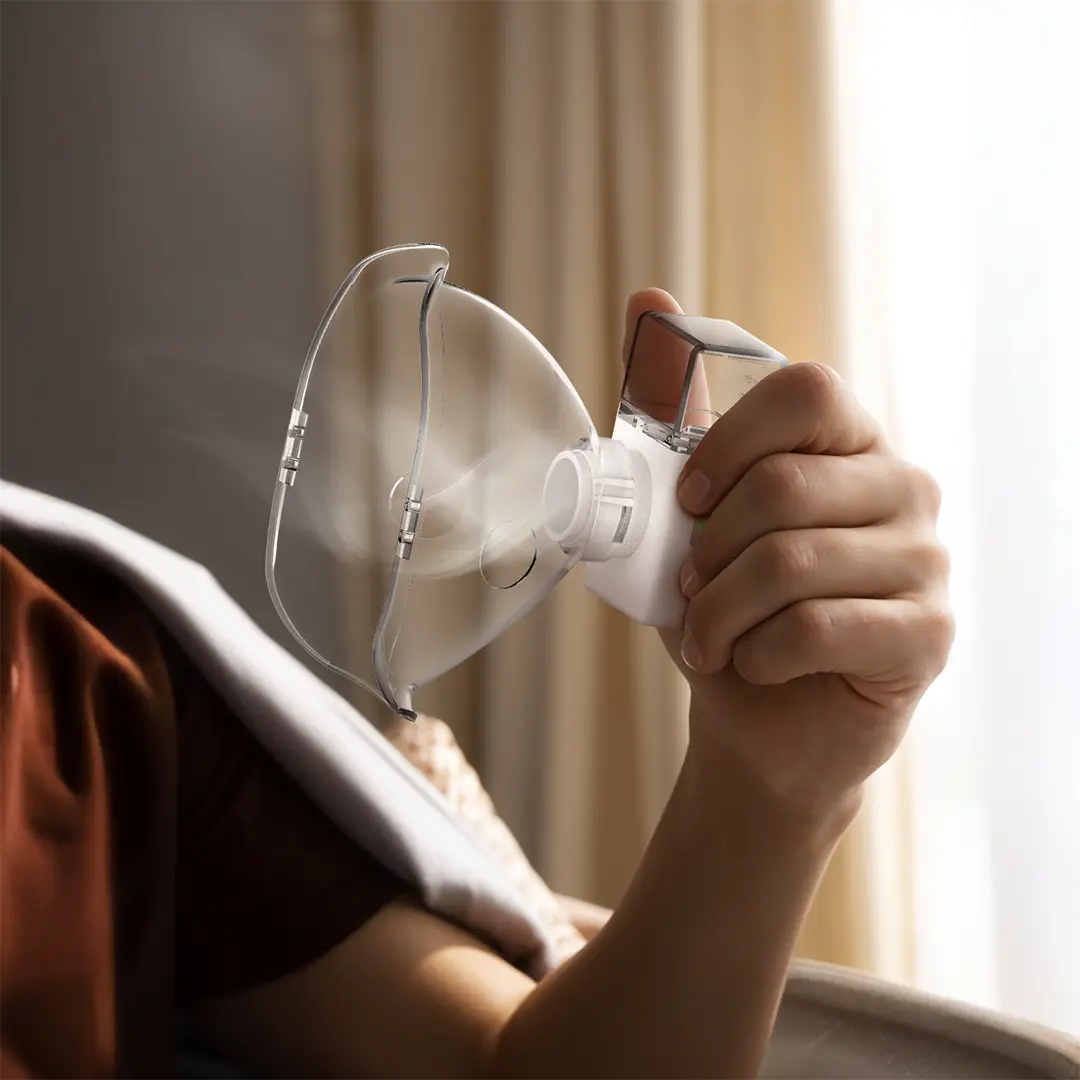 Green Lion Mini Nebulizer - White