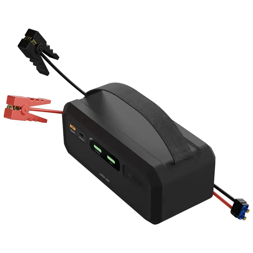 Green Lion Super Capacitor 12V Jump Starter - Black