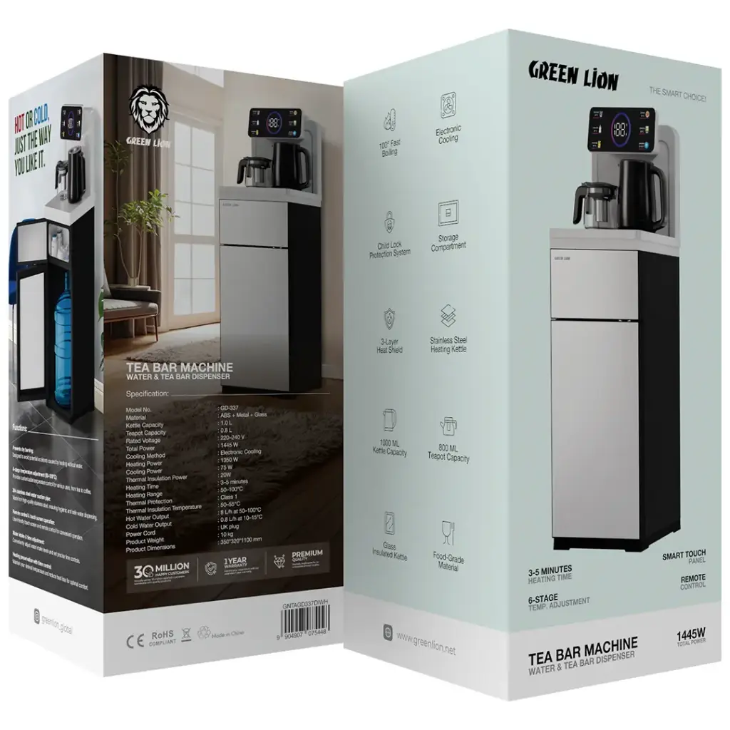 Green Lion Tea Bar Machine Water and Tea Bar Dispenser