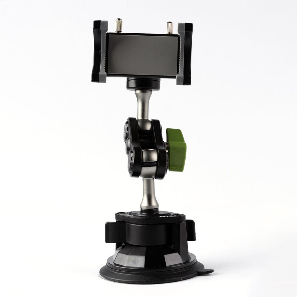 Green Lion Ultimate Phone Holder with Suction Cup Mount 4.5 - 7.2" - Black