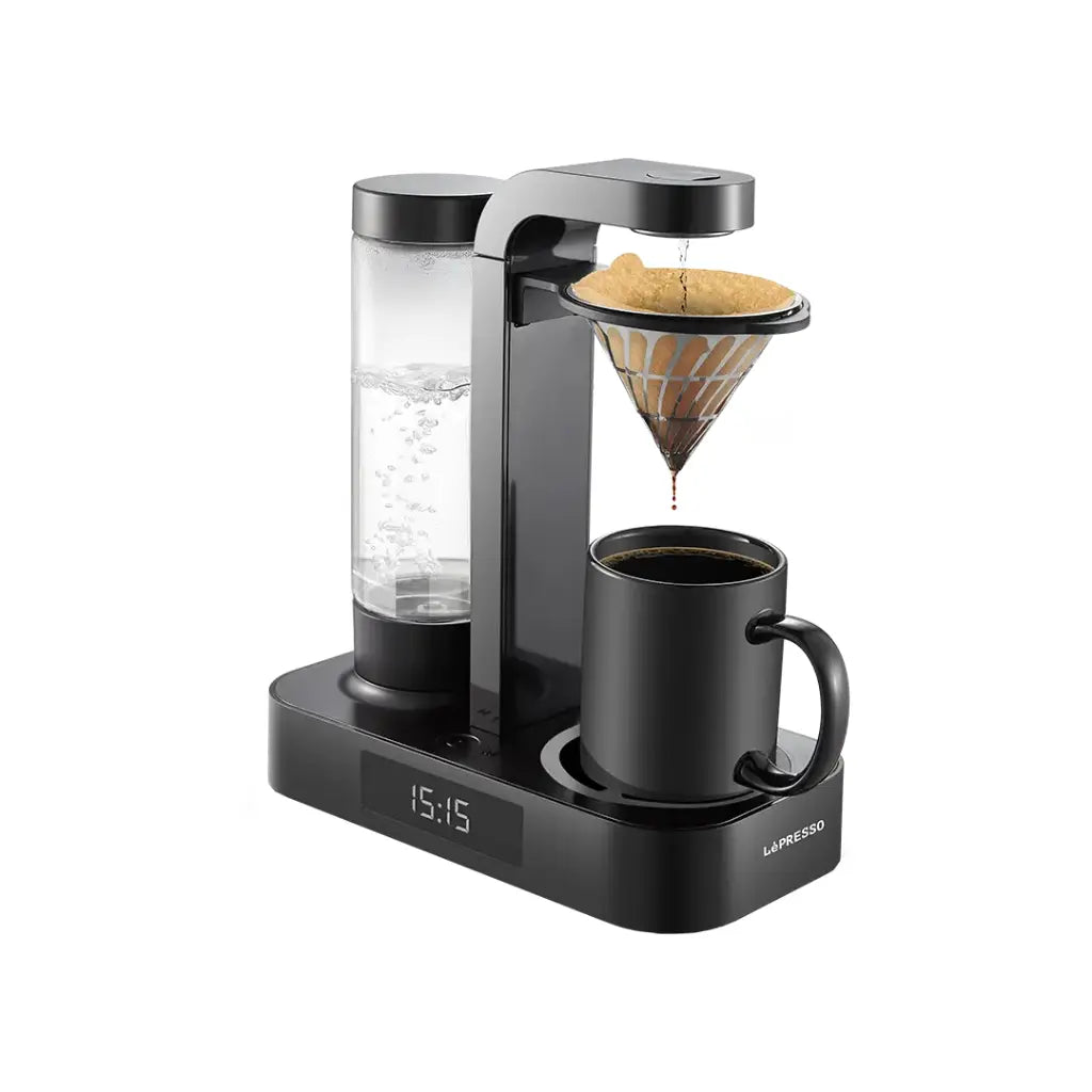 Lepresso Drip Coffee Machine 650ML with LED Clock Display
