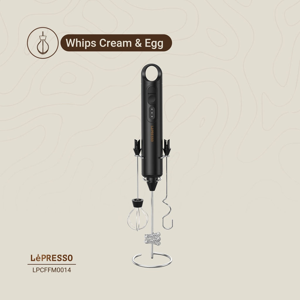 LePresso 3 In 1 Frother - Black