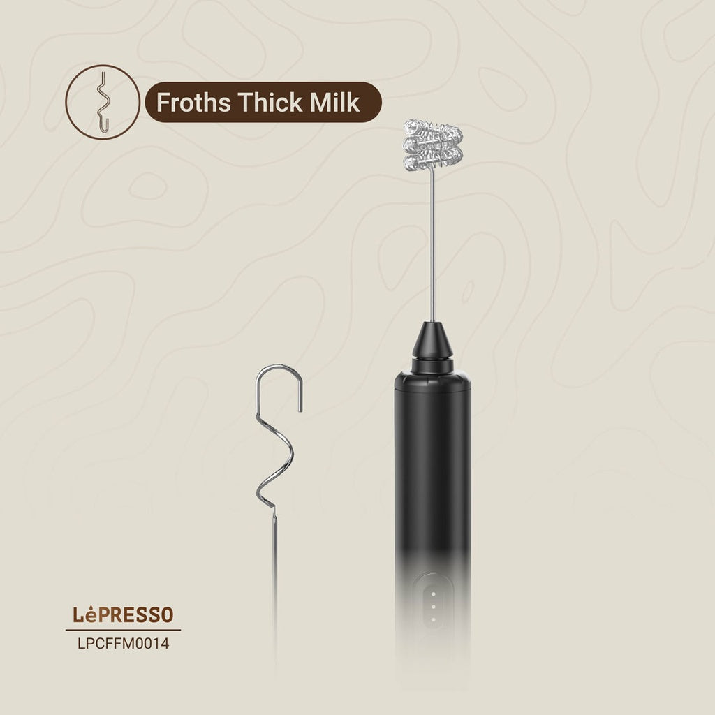 LePresso 3 In 1 Frother - Black