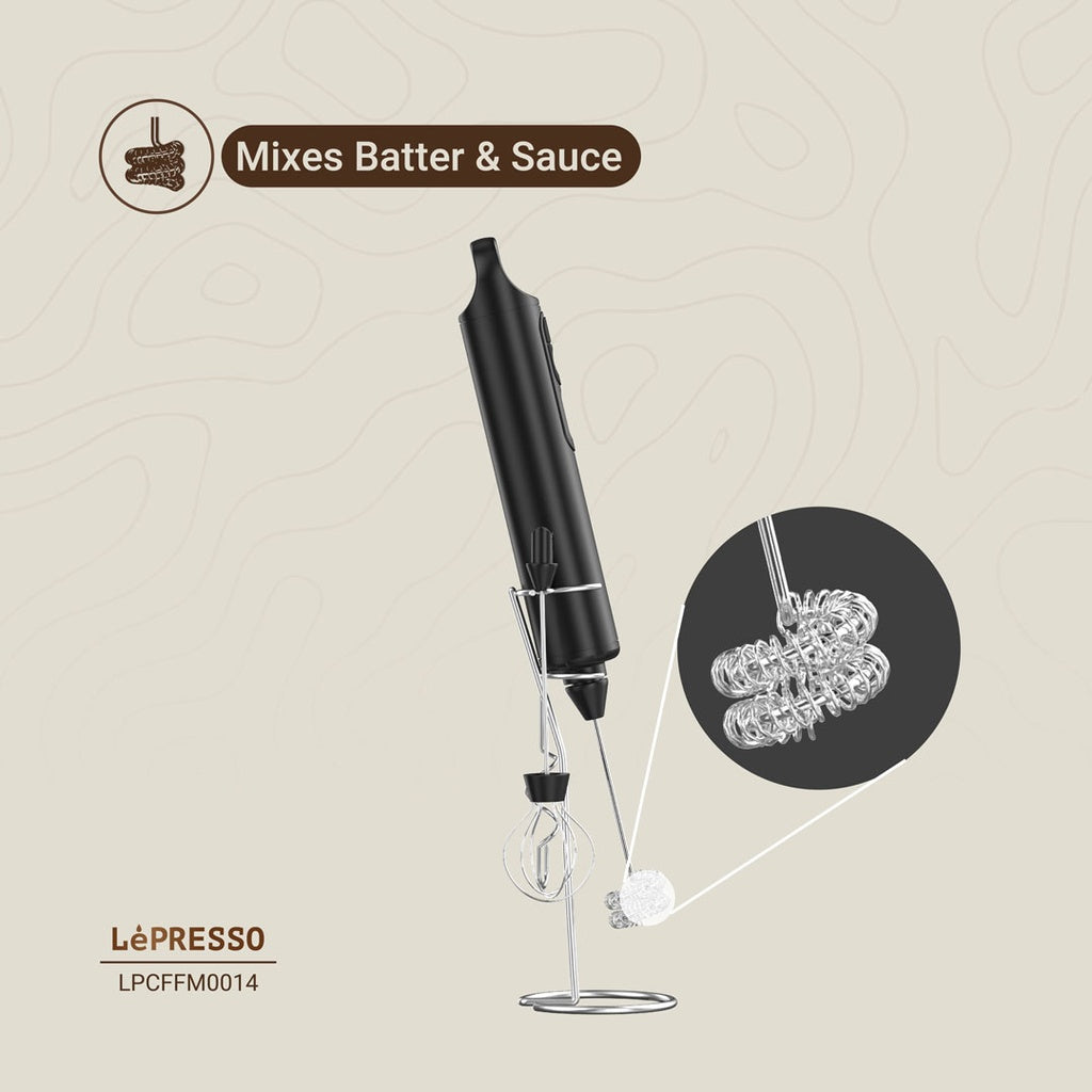 LePresso 3 In 1 Frother - Black