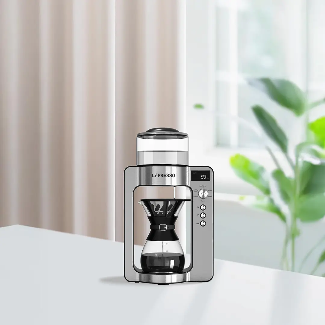 Lepresso Automatic Pour Over Brewing - Silver