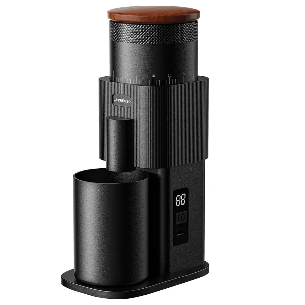 Lepresso Pressione Rechargeable Coffee Bean Grinder β Black