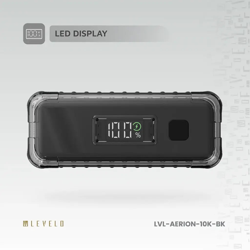 Levelo Aerion Portable 10000mAh Power Bank