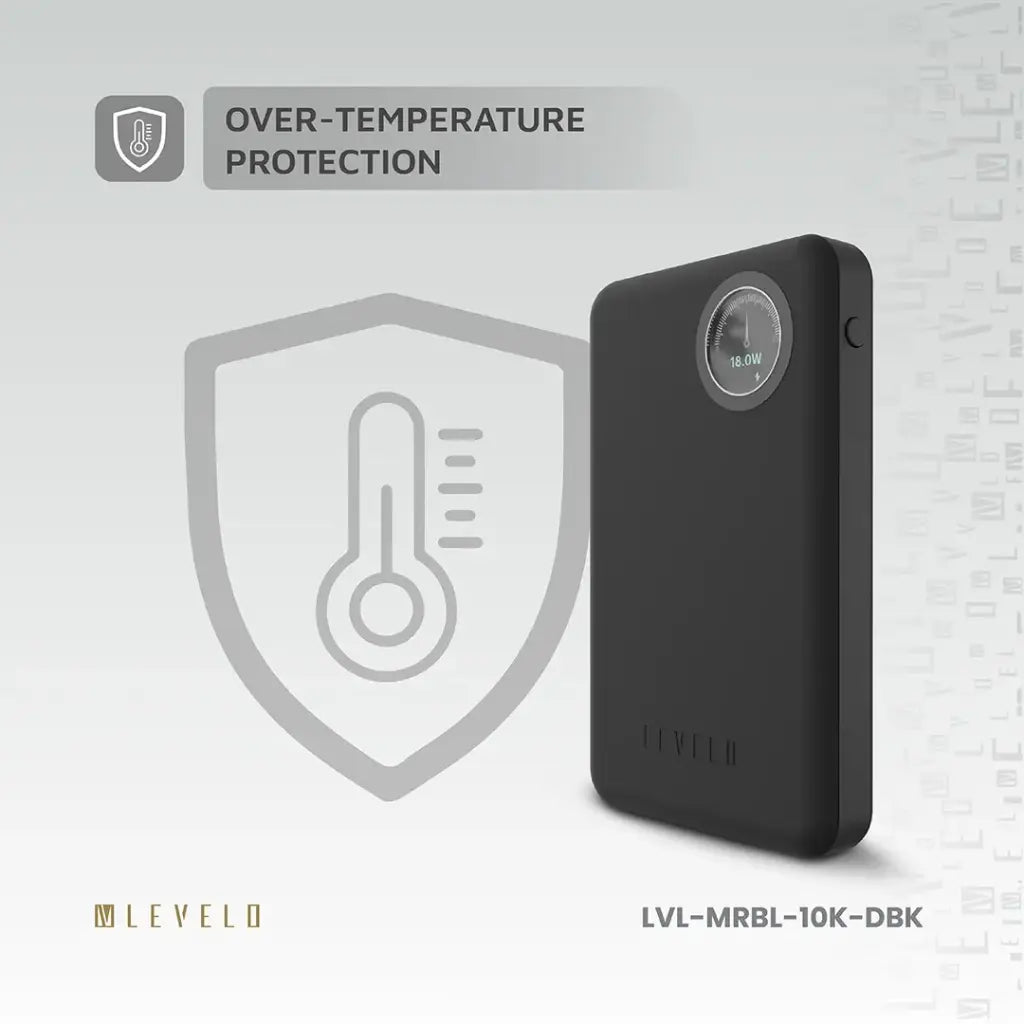 Levelo Marbella MagSafe Leather 10000mAh Power Bank