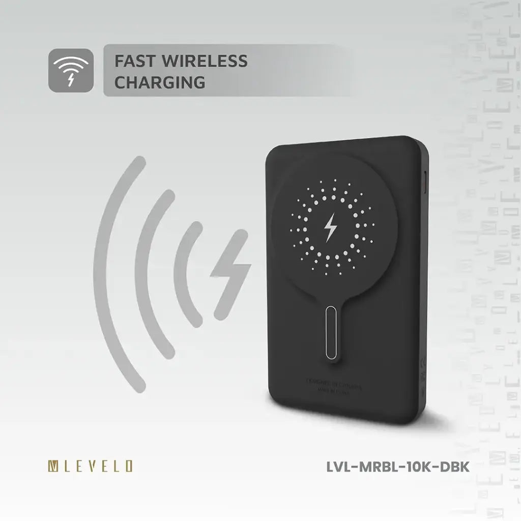 Levelo Marbella MagSafe Leather 10000mAh Power Bank