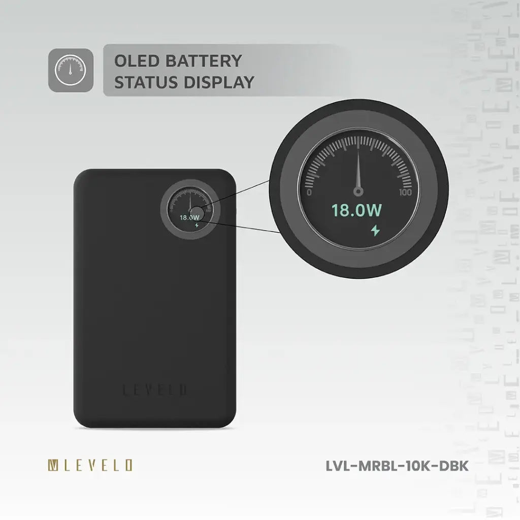 Levelo Marbella MagSafe Leather 10000mAh Power Bank