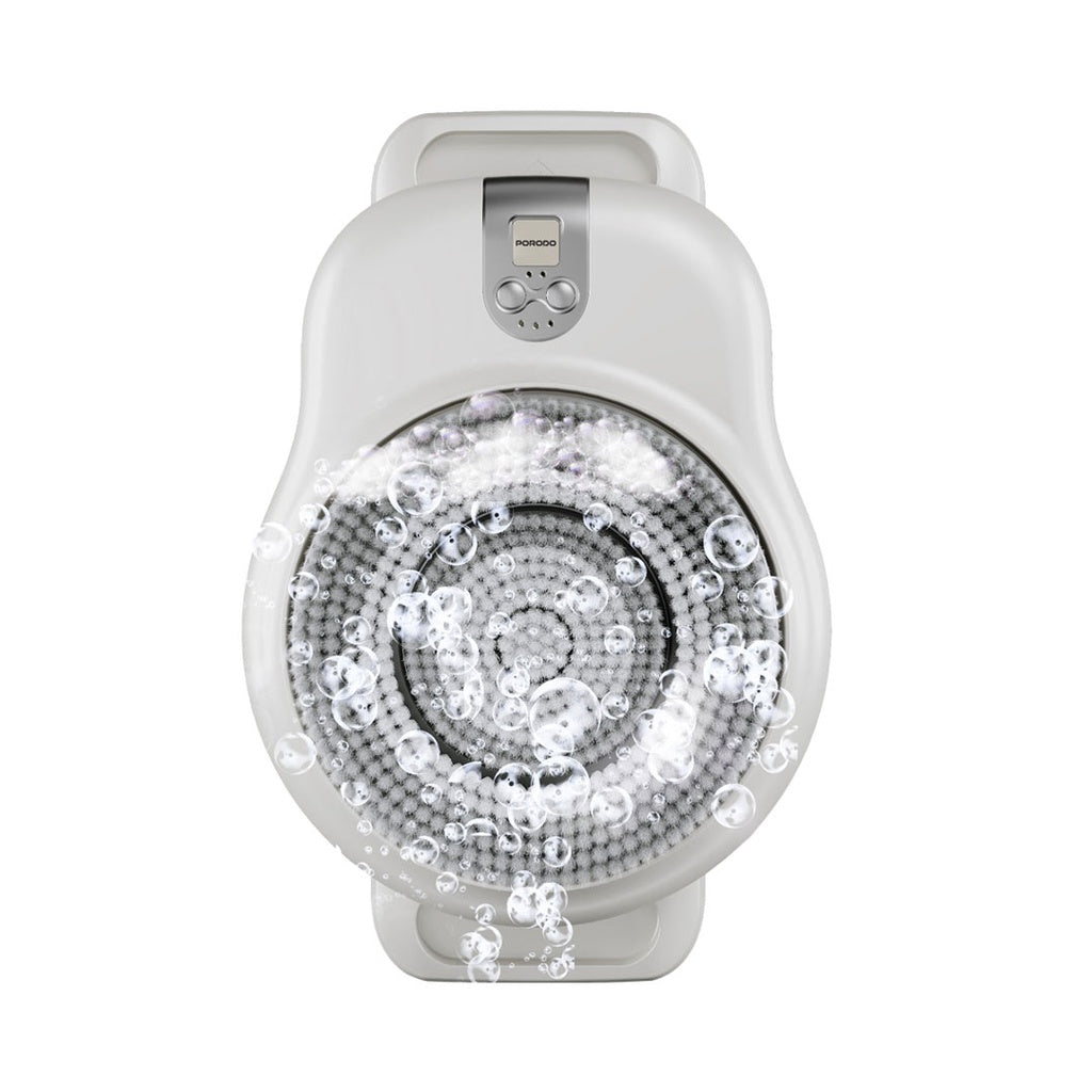 Porodo Lifestyle Wall Mounted Electric Back Scrub - White