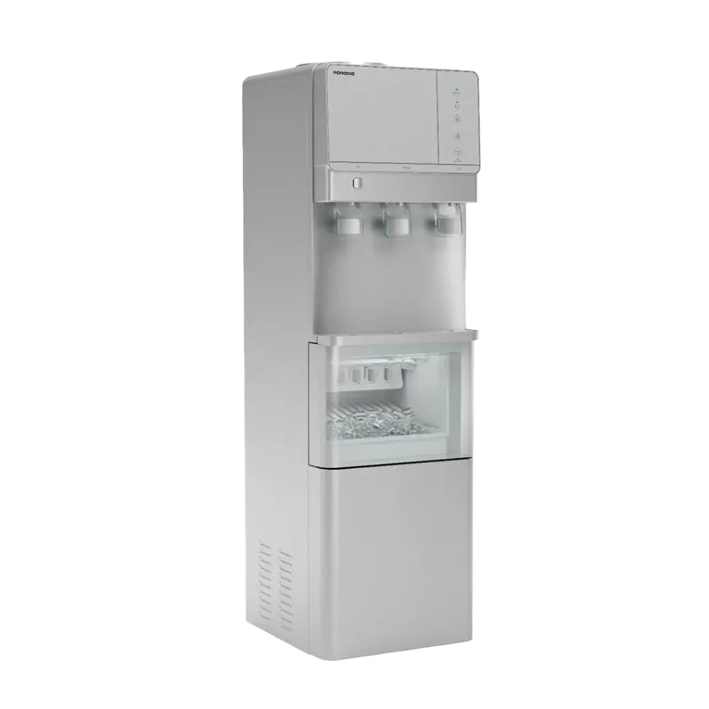 Porodo Lifestyle Water Dispenser & Ice Maker - Silver