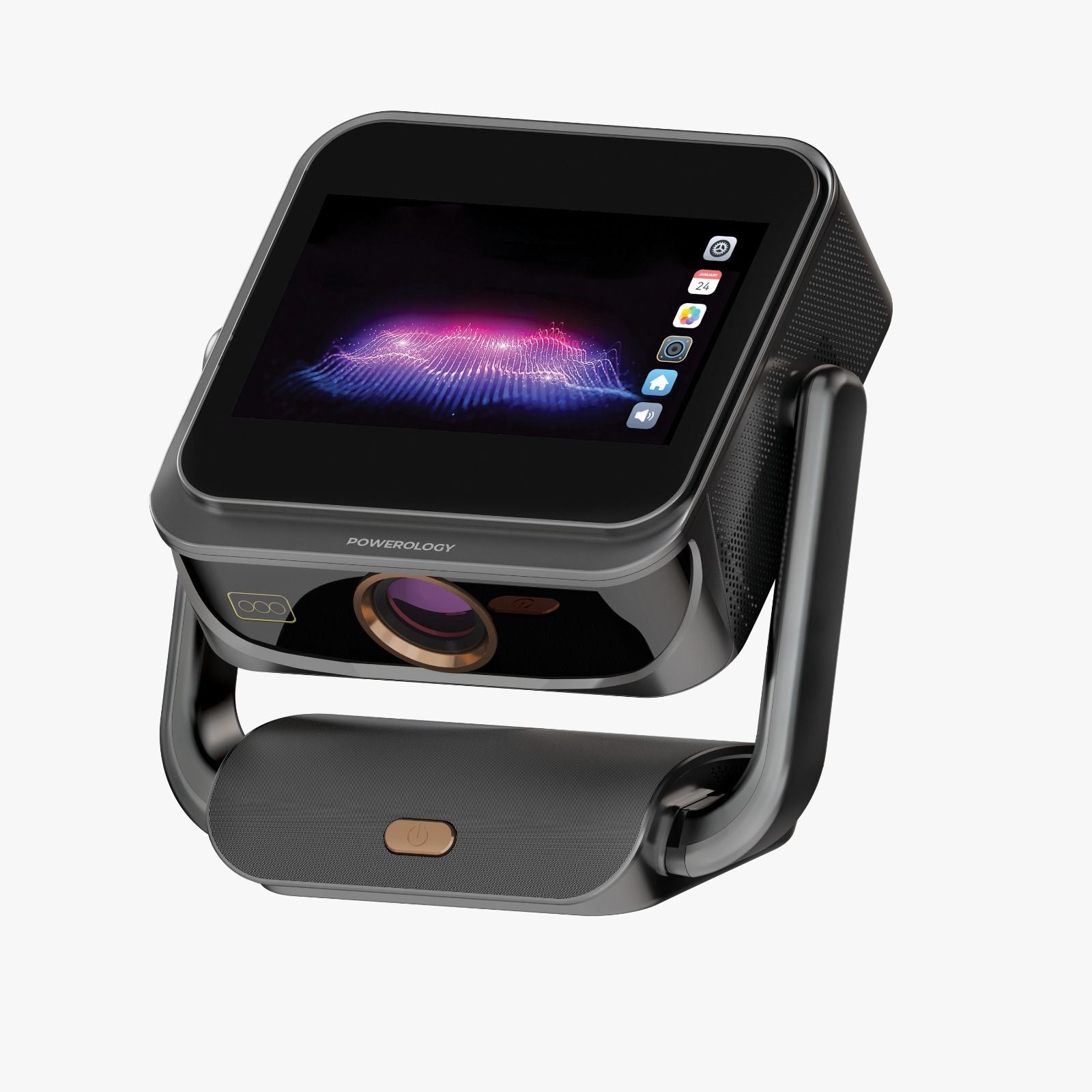 Powerology Pharos Projector with Touch Screen - Gray