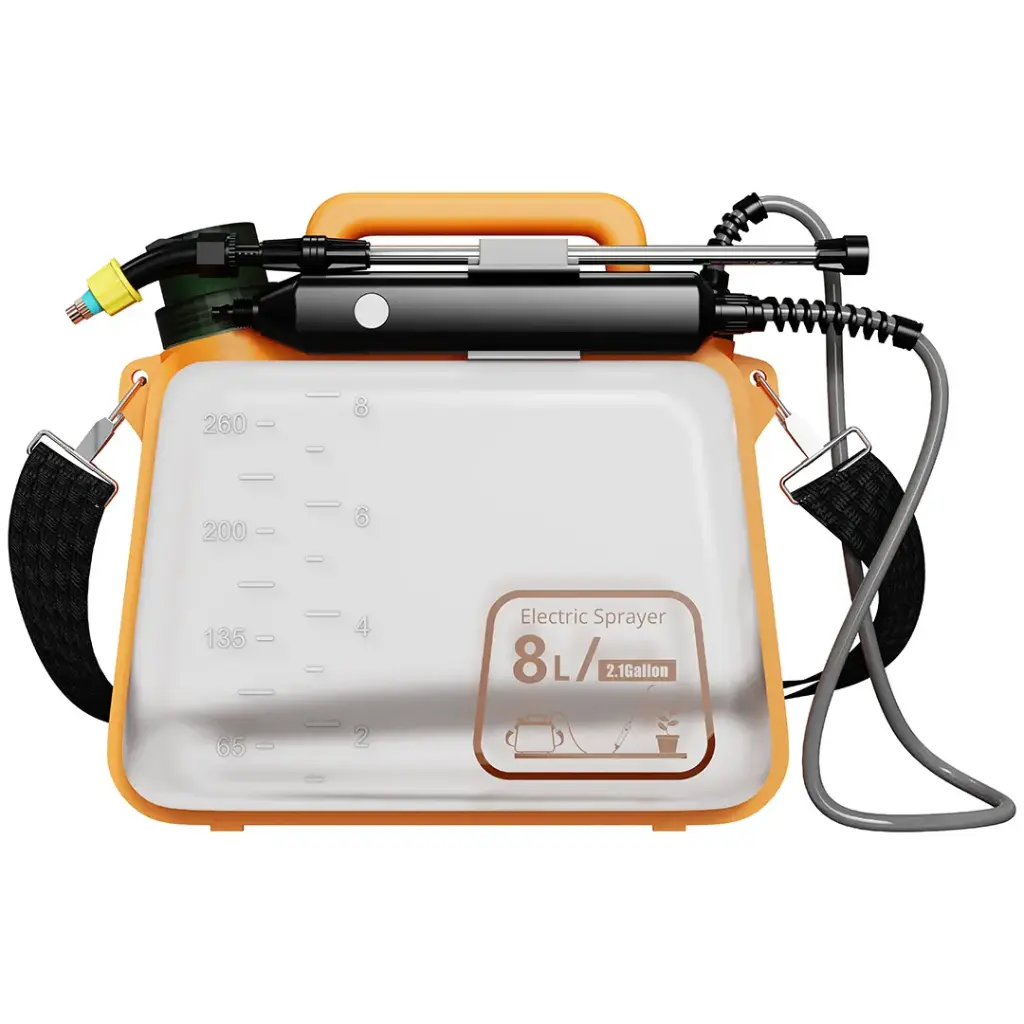 Porodo Lifestyle AquaSplash Electric Garden Sprayer with Dual Spray Modes - Orange