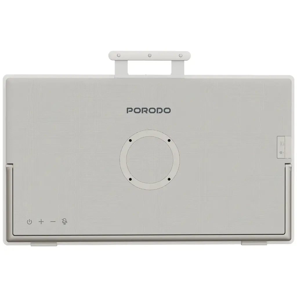 Porodo Naspanora Portable Smart Tablet with Stereo Speakers & 10-Point Touch - White