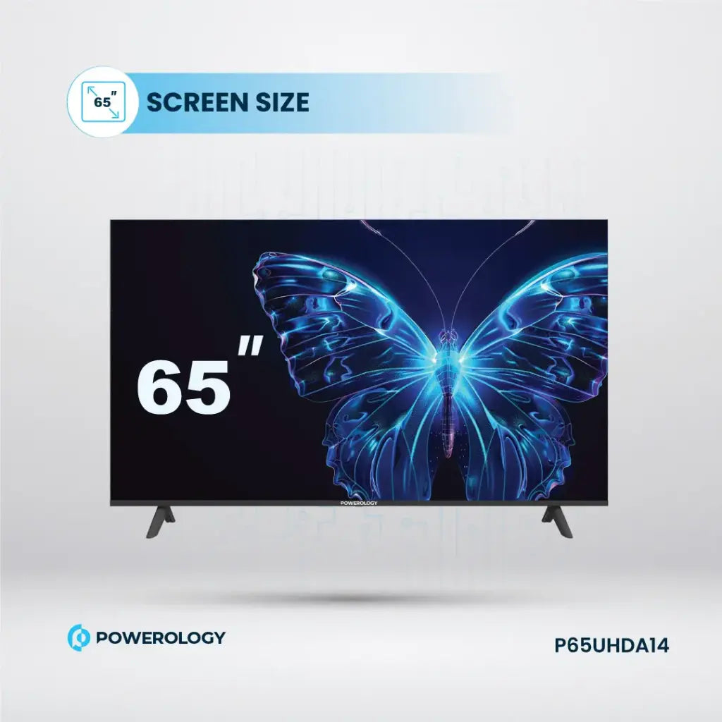 Powerology Android Smart TV 65" - Black