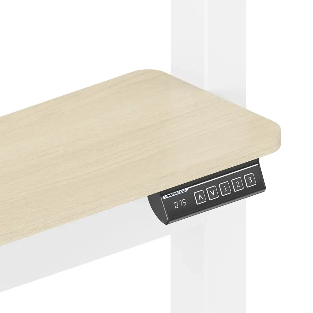 Powerology Electric TV Stand with Vertical Height Adjustment