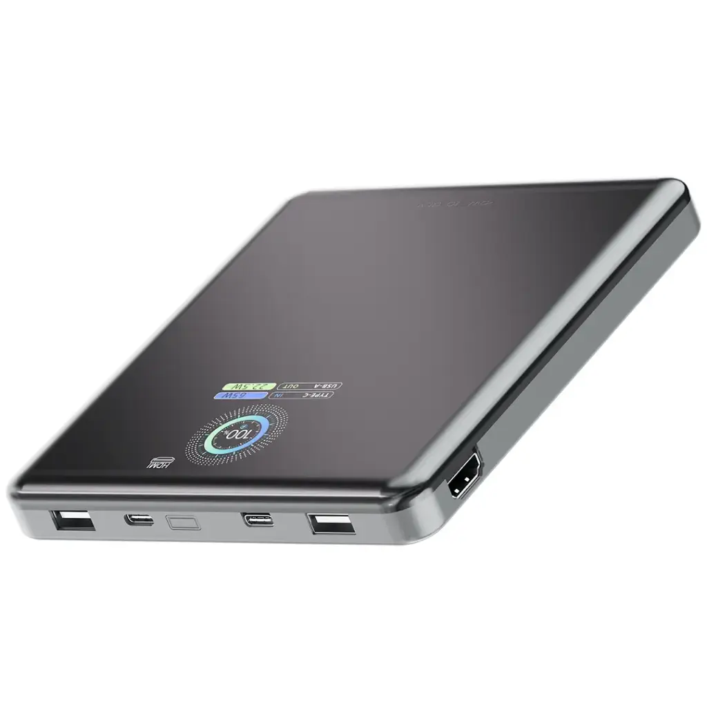 Powerology VoltStream 20000mAh Power Bank - Black