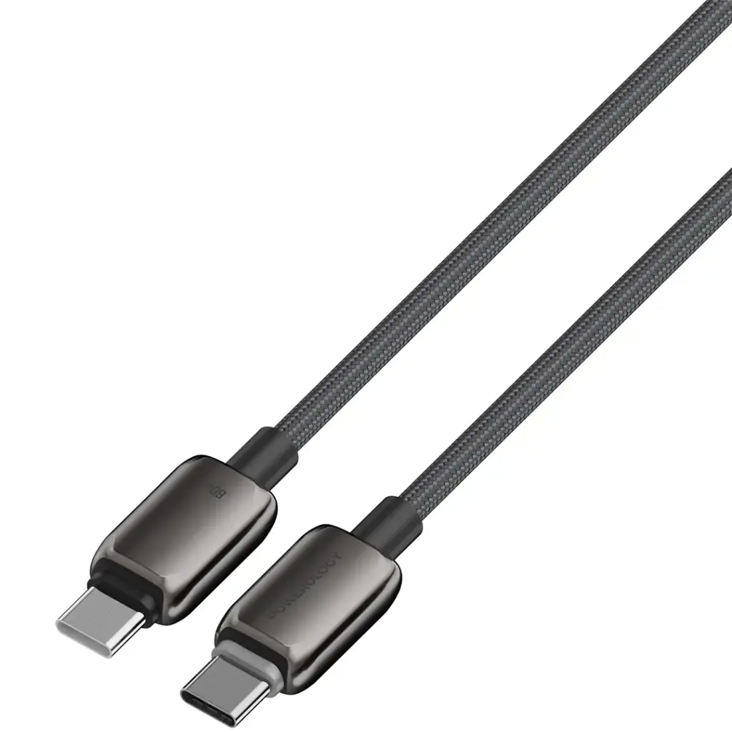Powerology Zinco Series USB-C to USB-C - Dark Gray