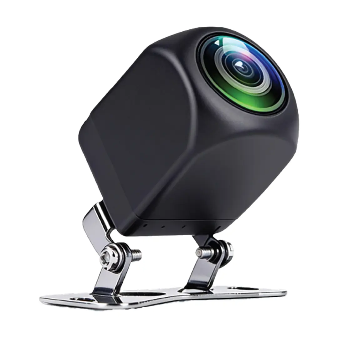 Powerology Sentra Dash Camera with 3 Lenses and Rear Camera - Black