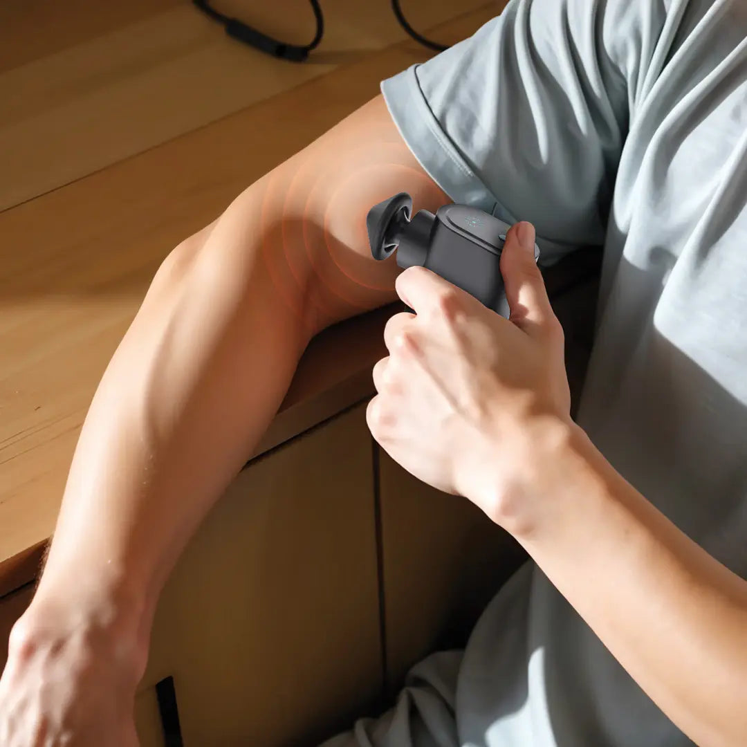 Powerology Ultra-Mini Travel Massager - Black