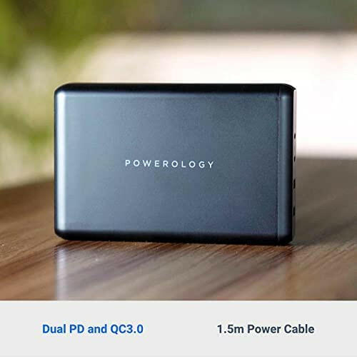 Powerology 4-Port Quick Charging Power Terminal 156W Uk - Black - Phonology