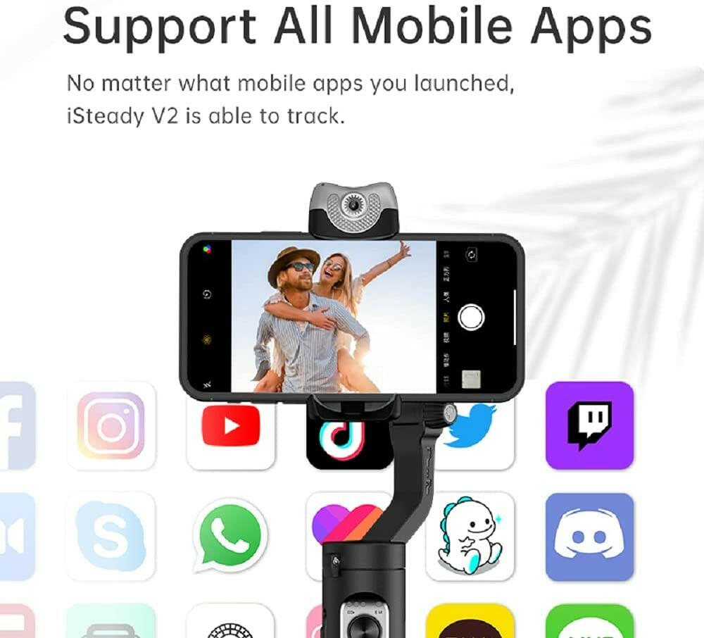 Hohem iSteady V2 AI Smartphone Gimbal Black - Phonology