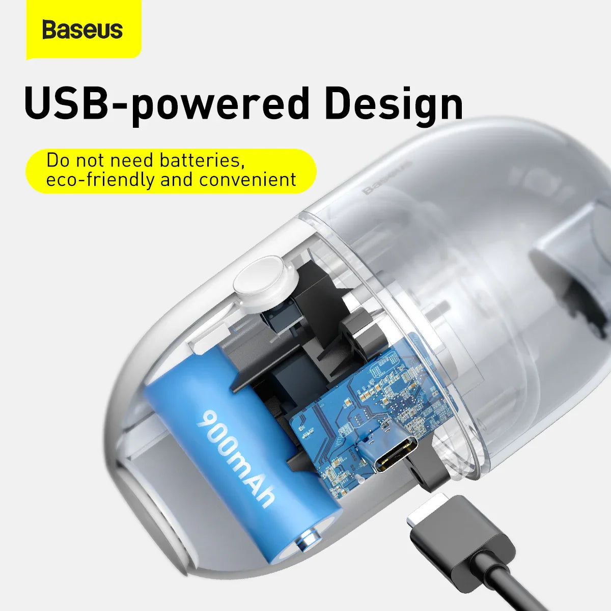 BASEUS C2 Desktop Capsule Vacuum Cleaner - Phonology