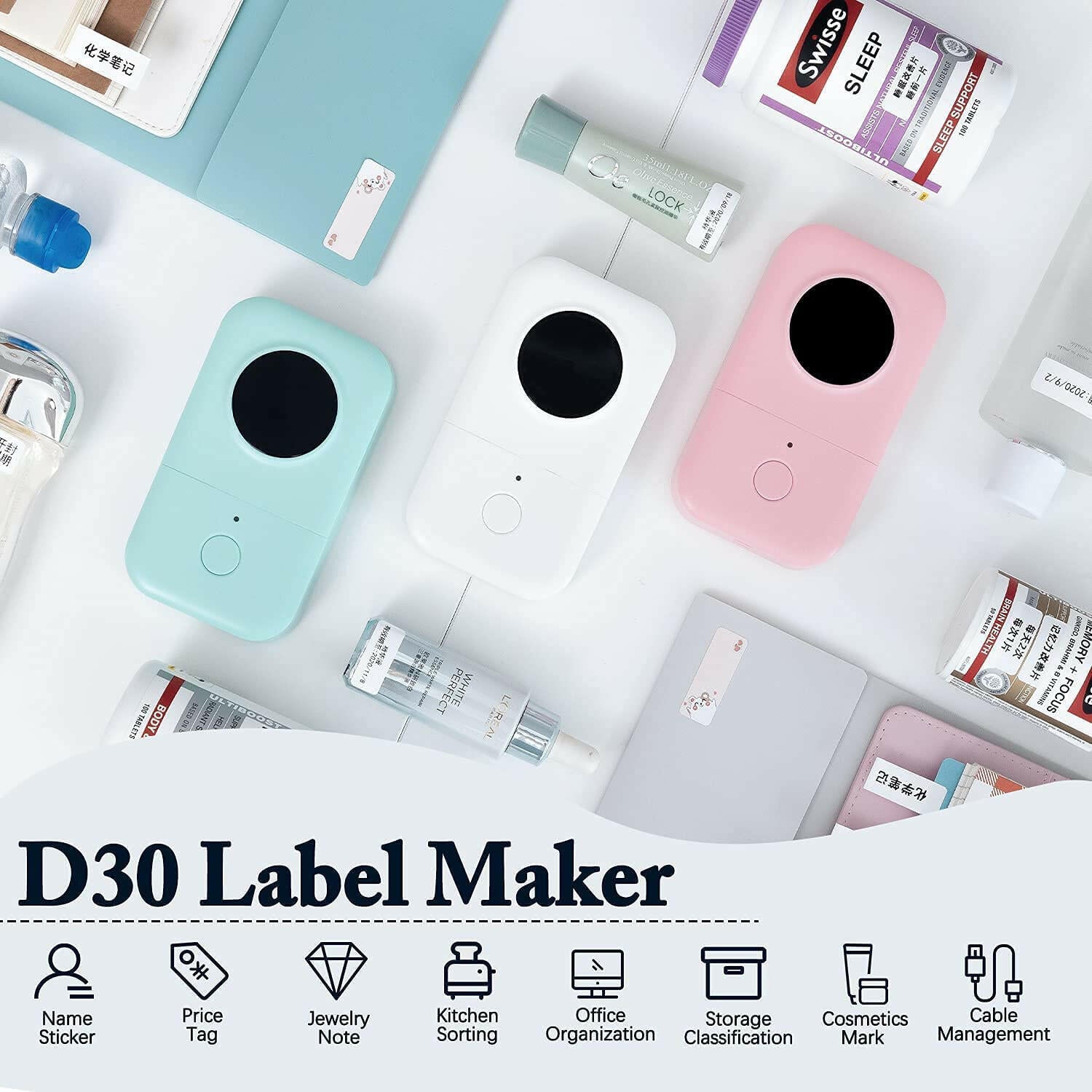 D30 Bluetooth Label Printer Machine - Phonology