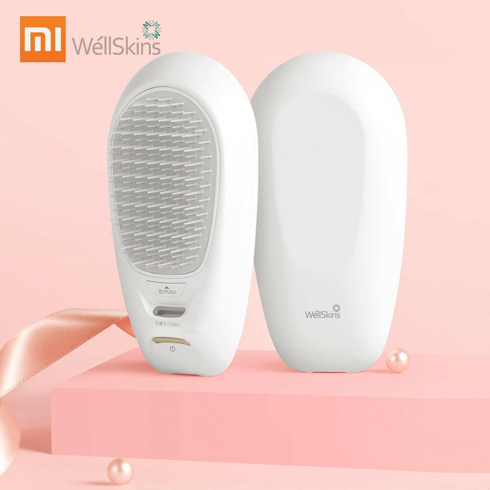 Xiaomi Wellskins Anion Hairdressing Comb for All Hair Type, White - Phonology