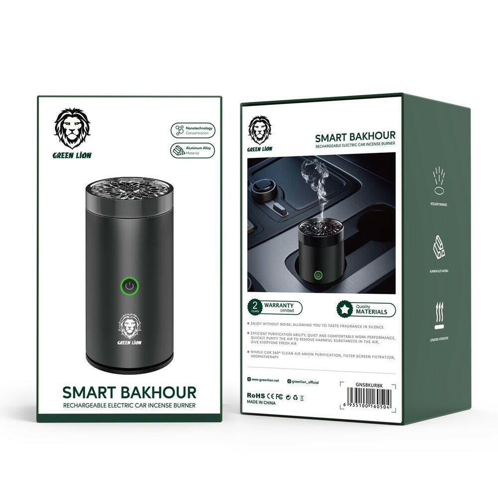 Green Smart Bakhour Rechargeable Electric Car Incense Burner - Phonology