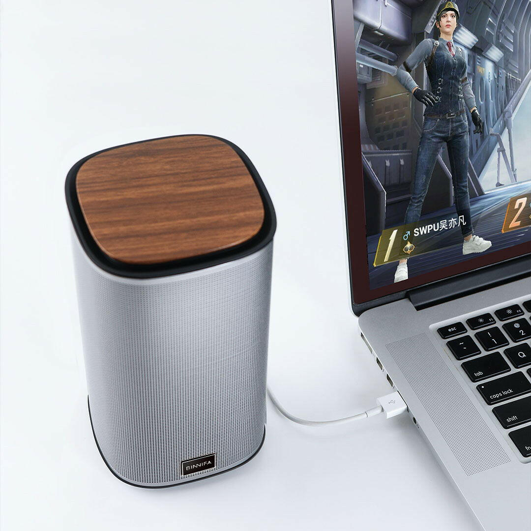 Xiaomi BINNIFA Bluetooth 5.0 Desktop Computer Stereo Speaker Play 2D Speaker - Phonology