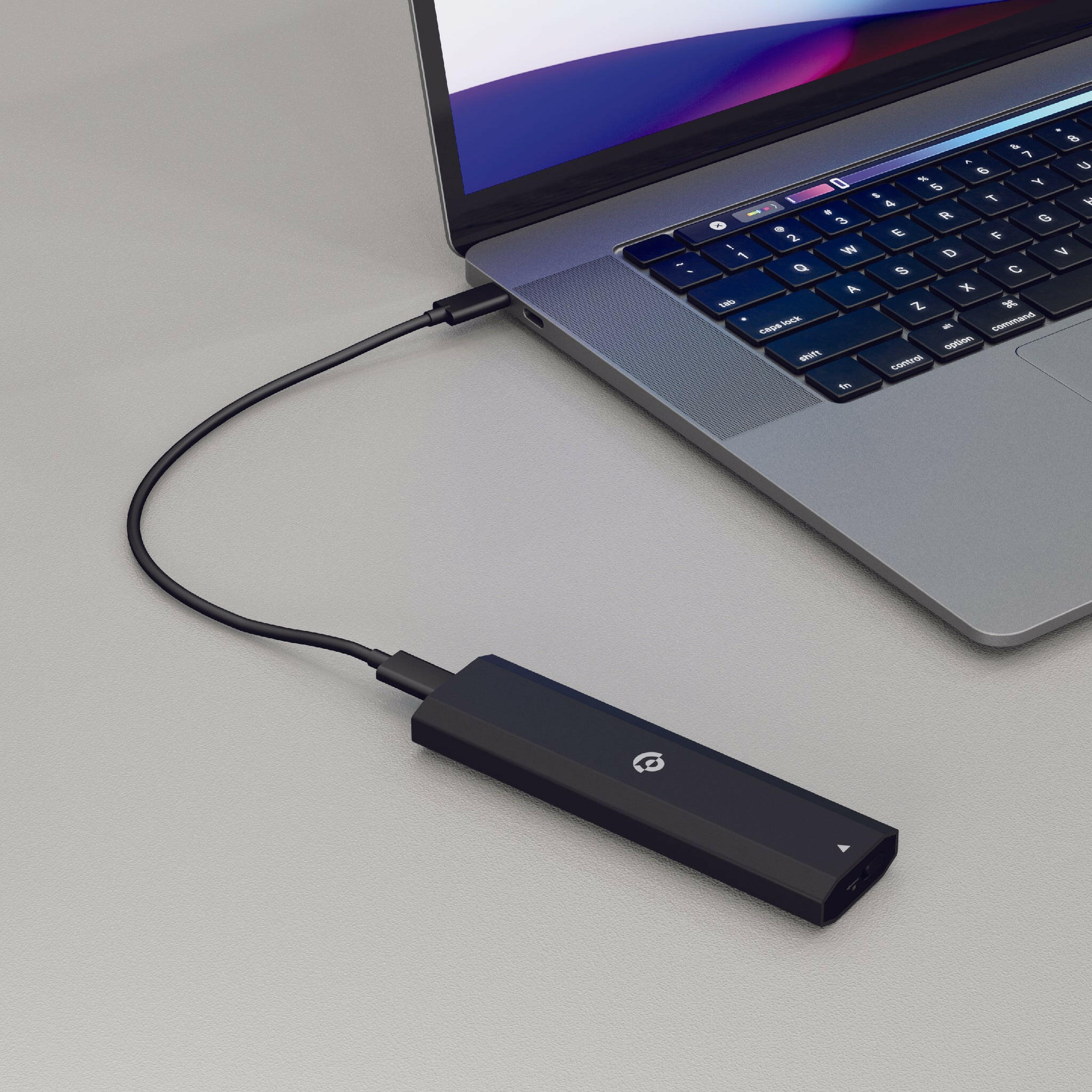 Powerology Dual Protocol Portable SSD Drive with Extremely Fast Transmission Rate - Phonology