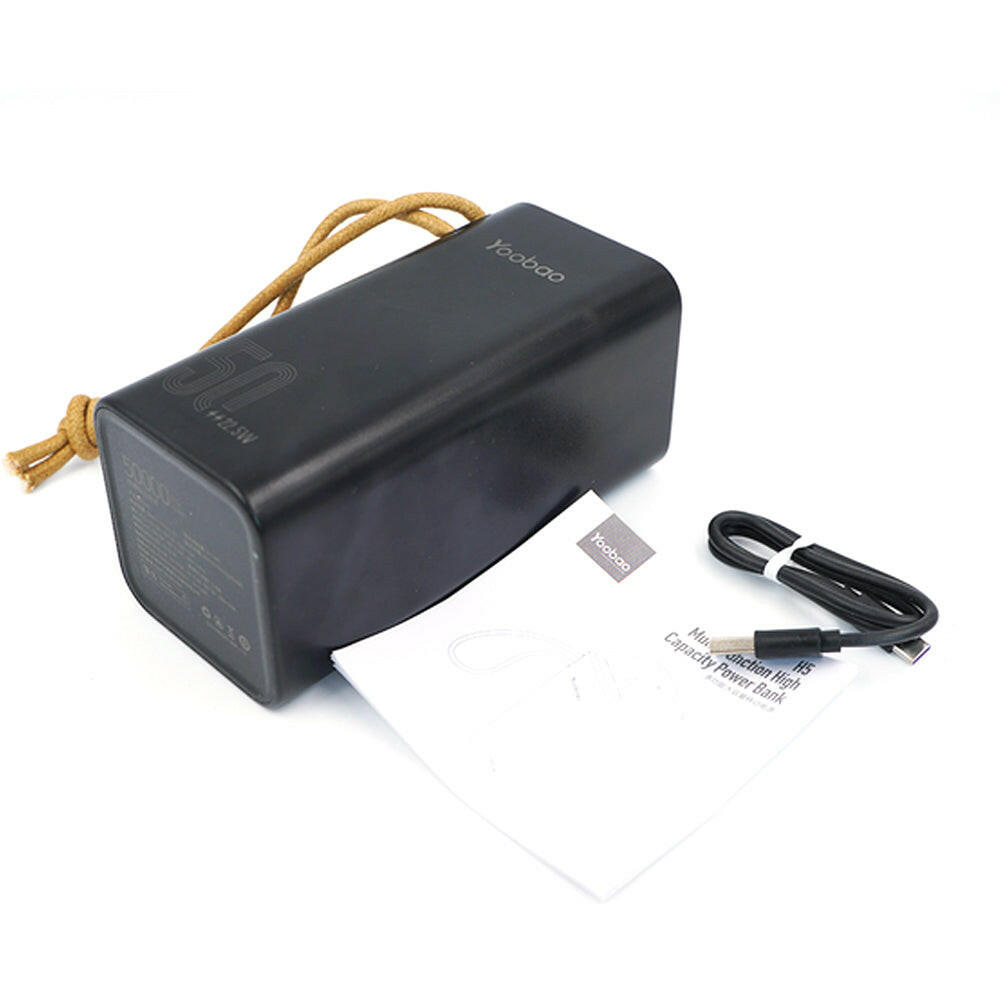 Yoobao H5/L30 50000mAh Powerbank Fast ChargeStation High Capacity yaobao Power Bank LED Flashlight - Phonology