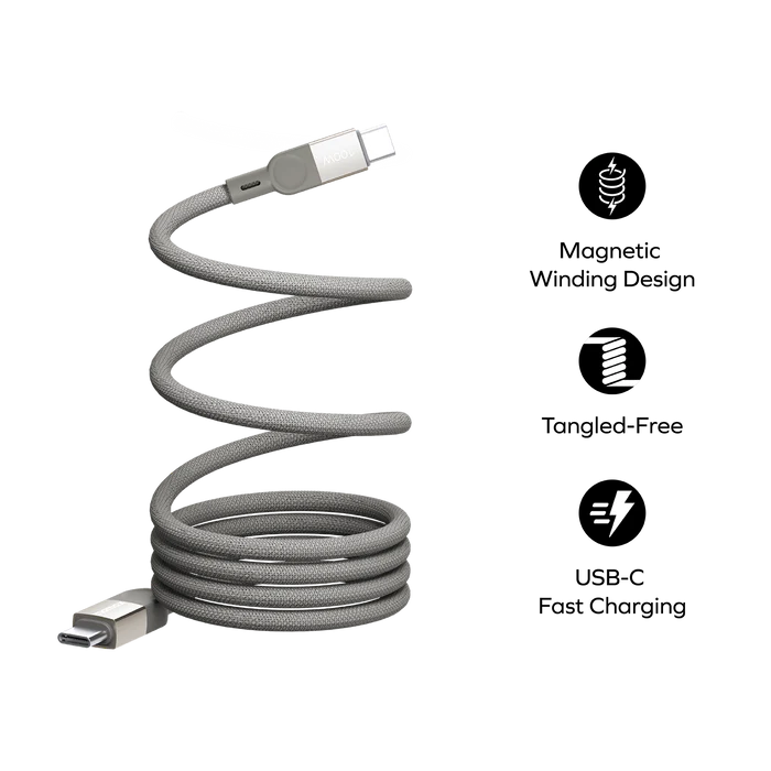 Momax Mag Link 100W USB-C To USB-C Magnetic Cable 1m